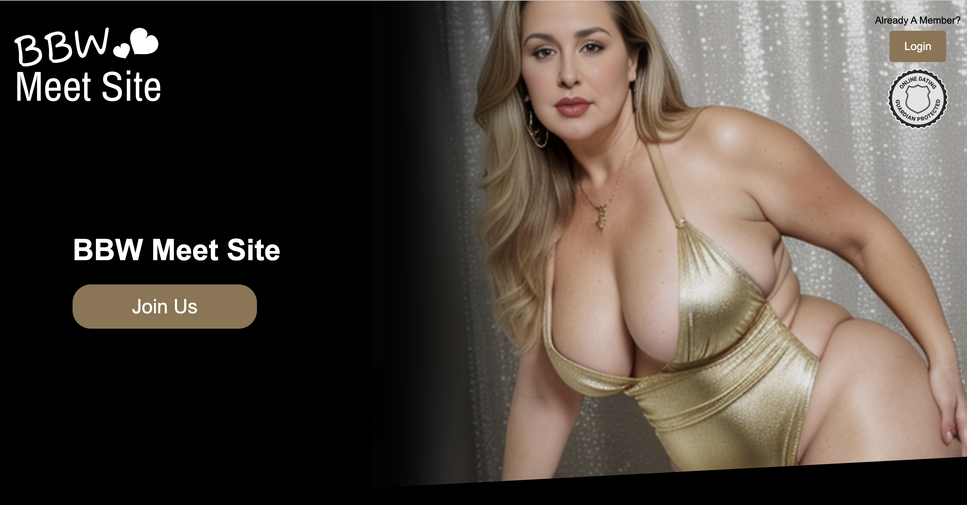 BBW Meet Site screenshot